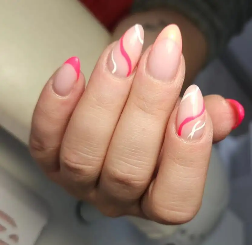 Gelnagels Borsbeek | Wit - Roze