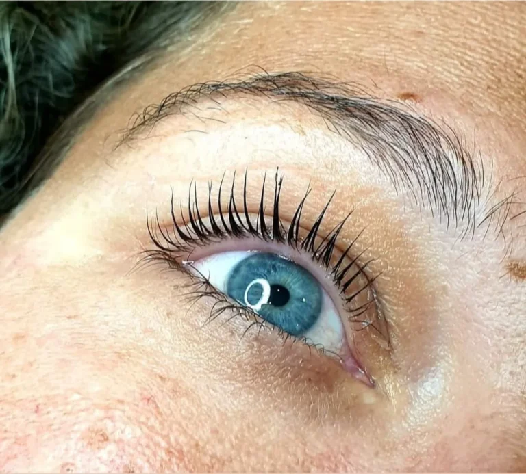 Resultaat van een lashlift: gelifte wimpers